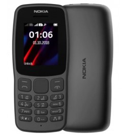 Nokia 106 (2018) TA-1114 DS Black Nuevo